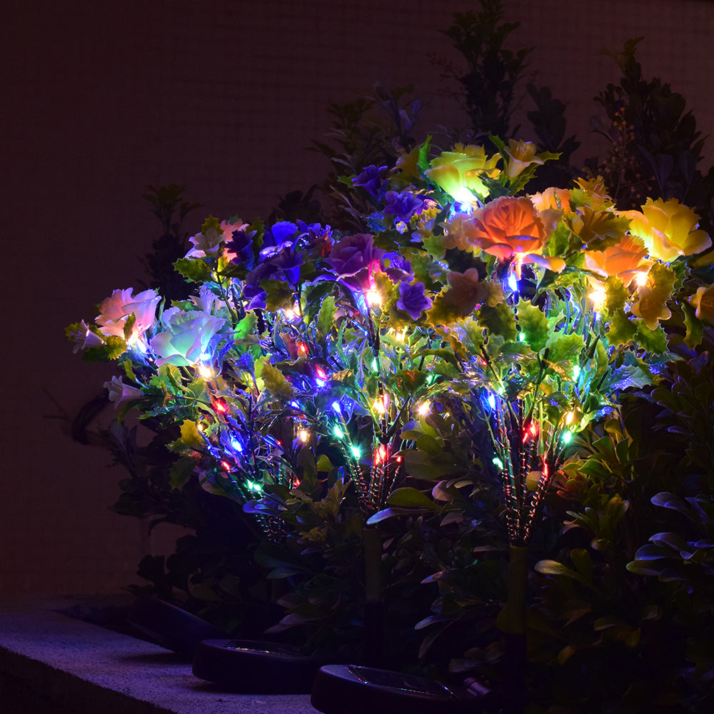 Solar LED Decorative Flower Lights