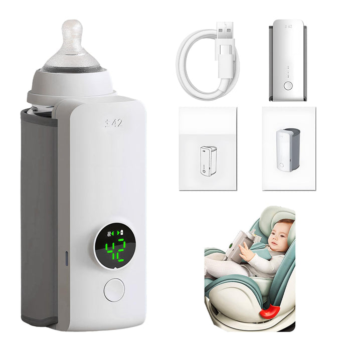 Portable baby bottle warmer