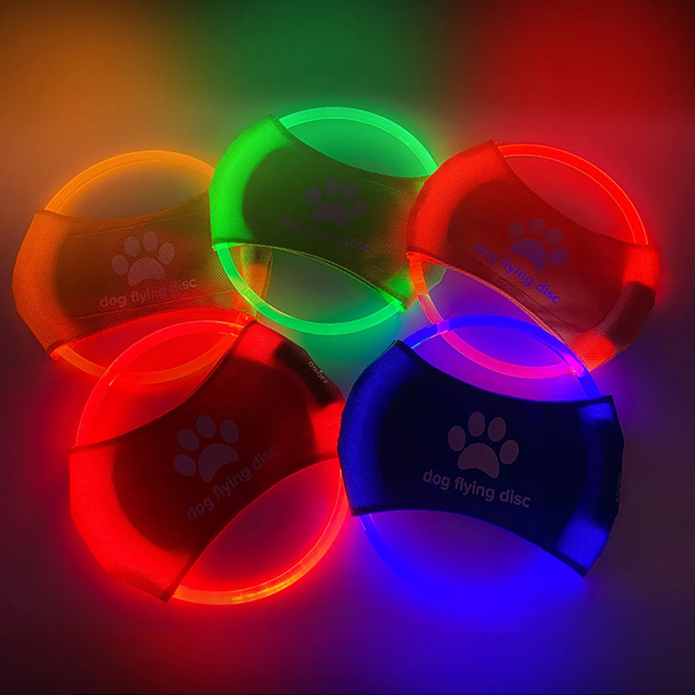 LED Dog disc toy